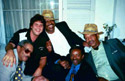 Sean with Hubert Sumlin, Magic Slim and band - New Orleans